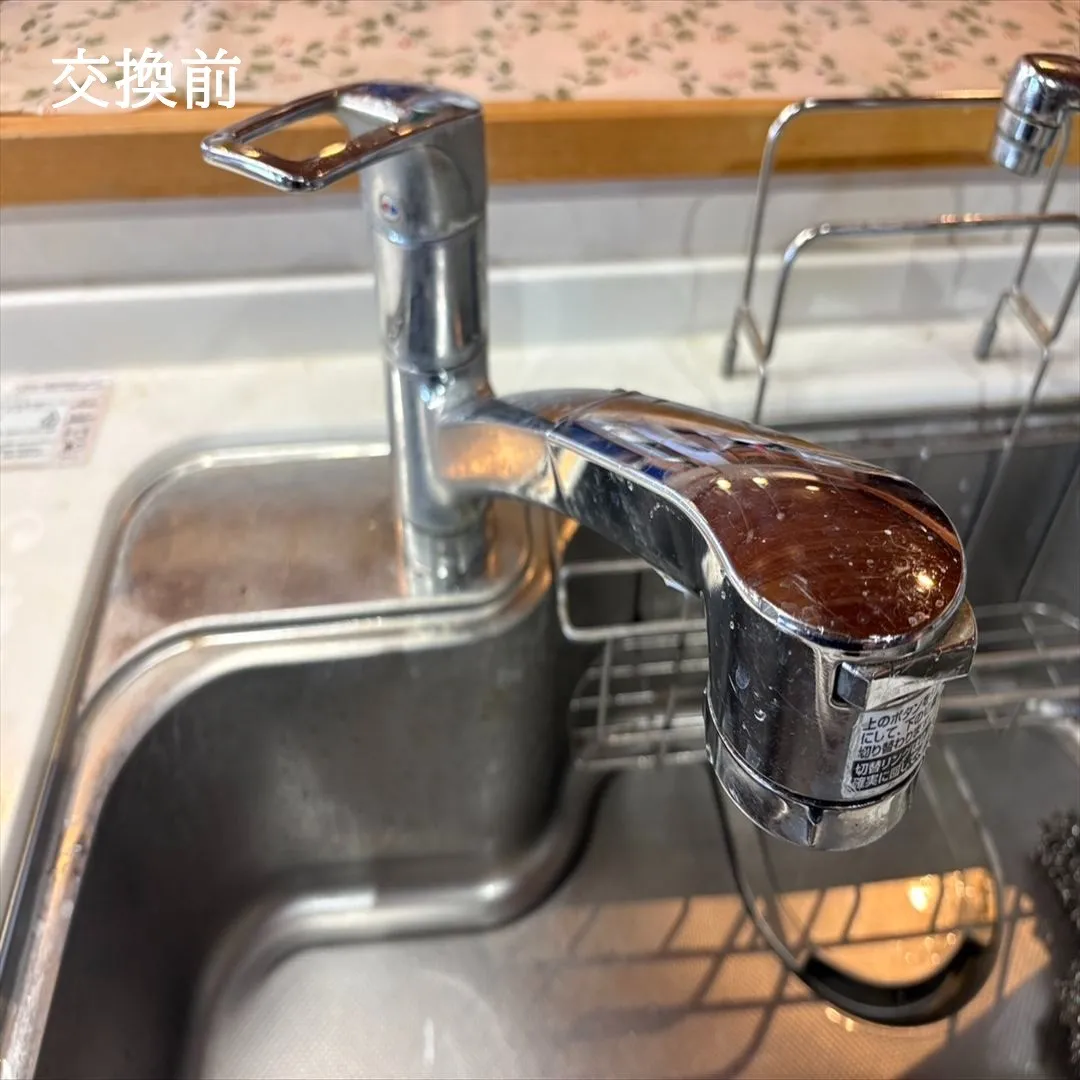 キッチン水栓交換工事｜東近江市